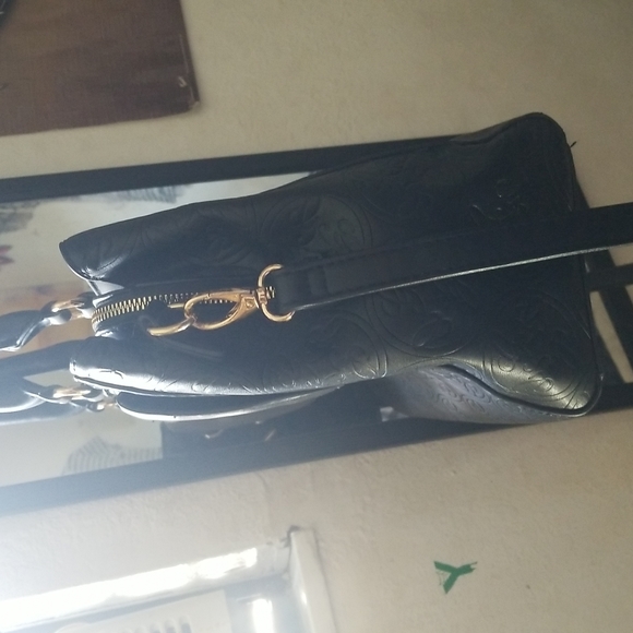GUSSACI Black Leather Purse - Picture 2 of 5